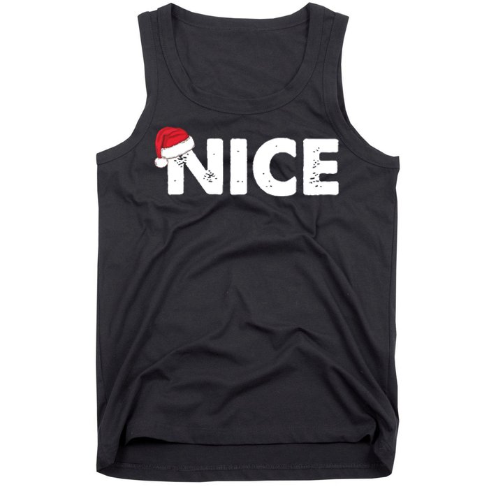 Naughty Or Nice Matching Christmas Tank Top