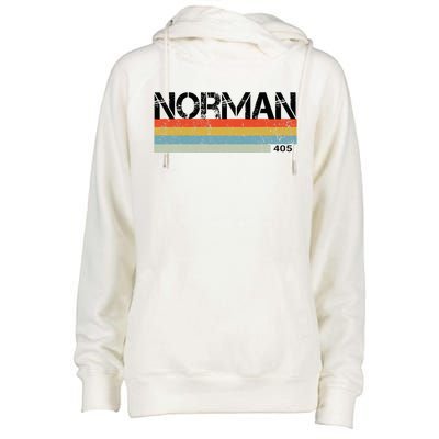 Norman Oklahoma Womens Funnel Neck Pullover Hood