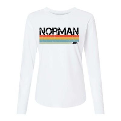 Norman Oklahoma Womens Cotton Relaxed Long Sleeve T-Shirt