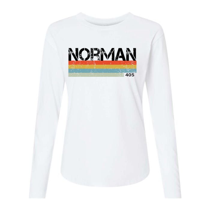 Norman Oklahoma Womens Cotton Relaxed Long Sleeve T-Shirt