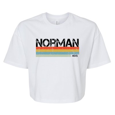 Norman Oklahoma Bella+Canvas Jersey Crop Tee