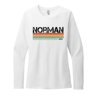 Norman Oklahoma Womens CVC Long Sleeve Shirt