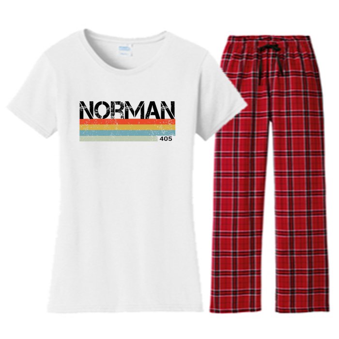 Norman Oklahoma Women's Flannel Pajama Set