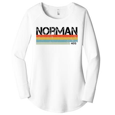 Norman Oklahoma Women's Perfect Tri Tunic Long Sleeve Shirt