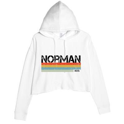 Norman Oklahoma Crop Fleece Hoodie