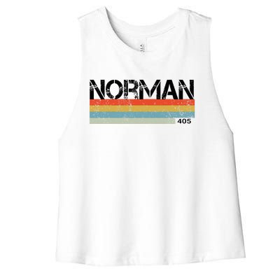 Norman Oklahoma Women's Racerback Cropped Tank