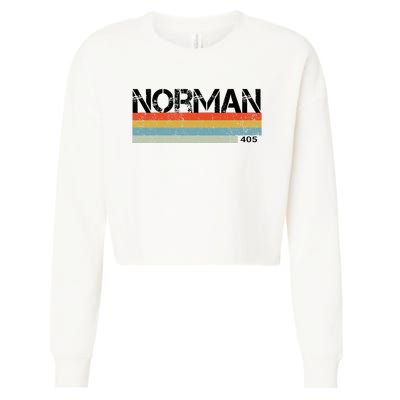 Norman Oklahoma Cropped Pullover Crew