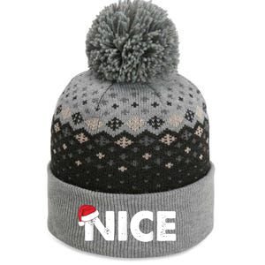 Naughty Or Nice Matching Christmas The Baniff Cuffed Pom Beanie