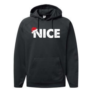 Naughty Or Nice Matching Christmas Performance Fleece Hoodie