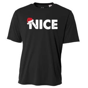 Naughty Or Nice Matching Christmas Cooling Performance Crew T-Shirt