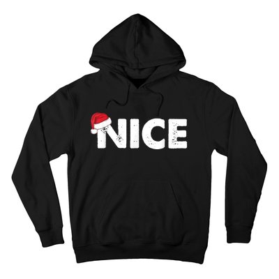 Naughty Or Nice Matching Christmas Hoodie