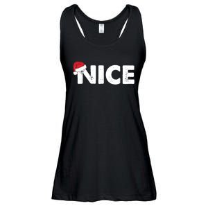 Naughty Or Nice Matching Christmas Ladies Essential Flowy Tank