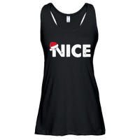 Naughty Or Nice Matching Christmas Ladies Essential Flowy Tank