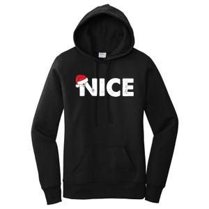 Naughty Or Nice Matching Christmas Women's Pullover Hoodie