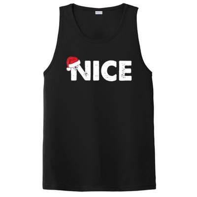 Naughty Or Nice Matching Christmas PosiCharge Competitor Tank