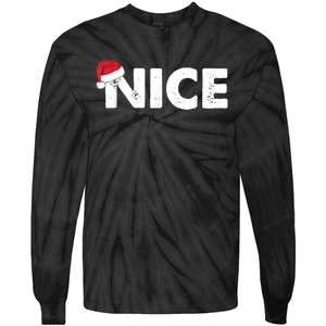 Naughty Or Nice Matching Christmas Tie-Dye Long Sleeve Shirt