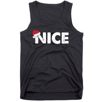 Naughty Or Nice Matching Christmas Tank Top