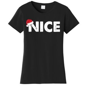 Naughty Or Nice Matching Christmas Women's T-Shirt