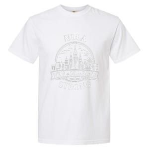 New Orleans Nola Strong New Orleans Strong Louisiana City Garment-Dyed Heavyweight T-Shirt