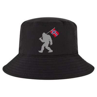 Norge Or Norwegian Flag On Norway Flag Cool Comfort Performance Bucket Hat