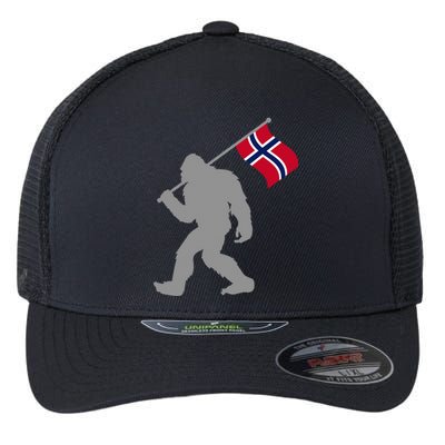 Norge Or Norwegian Flag On Norway Flag Flexfit Unipanel Trucker Cap