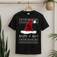 Naughty Or Nice? Sorting Santa Claus Ugly Christmas Sweater T-Shirt