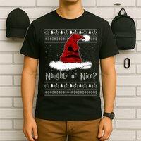 Naughty Or Nice? Sorting Santa Claus Ugly Christmas Sweater T-Shirt