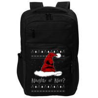 Naughty Or Nice? Sorting Santa Claus Ugly Christmas Sweater Impact Tech Backpack