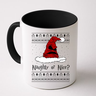 Naughty Or Nice? Sorting Santa Claus Ugly Christmas Sweater Mug