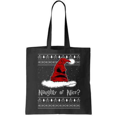 Naughty Or Nice? Sorting Santa Claus Ugly Christmas Sweater Bag