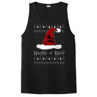 Naughty Or Nice? Sorting Santa Claus Ugly Christmas Sweater PosiCharge Competitor Tank