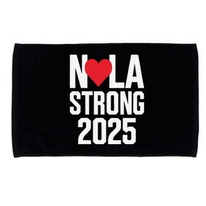 New Orleans Nola Strong Heart 2025 New Orleans Strong Microfiber Hand Towel