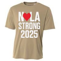 New Orleans Nola Strong Heart 2025 New Orleans Strong Cooling Performance Crew T-Shirt