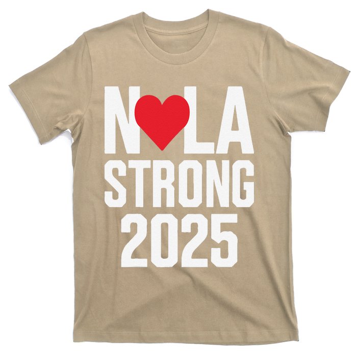 New Orleans Nola Strong Heart 2025 New Orleans Strong T-Shirt