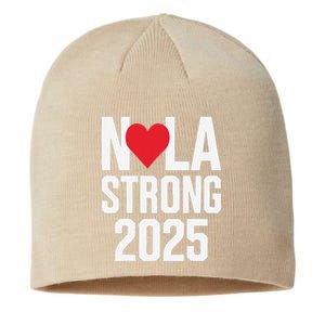 New Orleans Nola Strong Heart 2025 New Orleans Strong Sustainable Beanie