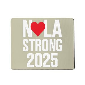 New Orleans Nola Strong Heart 2025 New Orleans Strong Mousepad