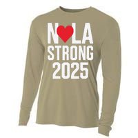 New Orleans Nola Strong Heart 2025 New Orleans Strong Cooling Performance Long Sleeve Crew