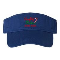 Naughty Or Nice Decisions Decisions Funny Christmas Xmas Gift Valucap Bio-Washed Visor