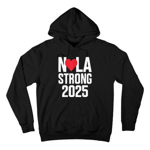 New Orleans Nola Strong Heart 2025 New Orleans Strong Hoodie