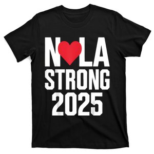 New Orleans Nola Strong Heart 2025 New Orleans Strong T-Shirt