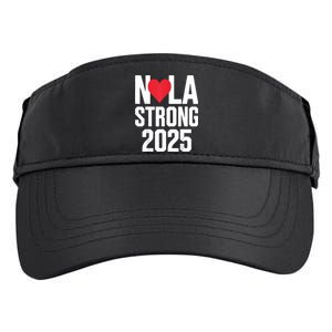 New Orleans Nola Strong Heart 2025 New Orleans Strong Adult Drive Performance Visor