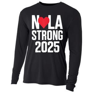 New Orleans Nola Strong Heart 2025 New Orleans Strong Cooling Performance Long Sleeve Crew