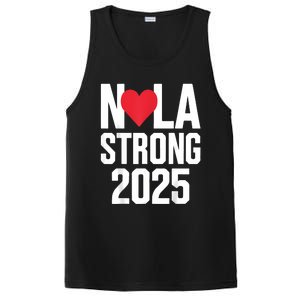 New Orleans Nola Strong Heart 2025 New Orleans Strong PosiCharge Competitor Tank