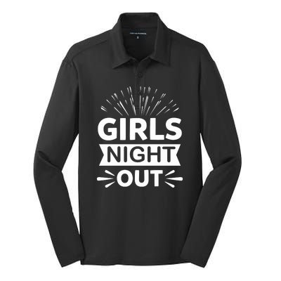 Night Out Silk Touch Performance Long Sleeve Polo