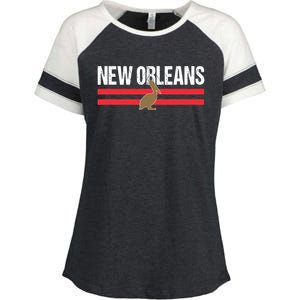 New Orleans Native Pelican Local Standard New Orleans Pro Enza Ladies Jersey Colorblock Tee