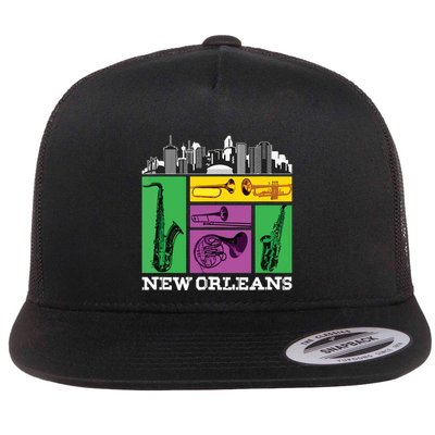 New Orleans Nola And The Big Easy Flatbill Hat