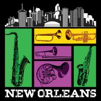 New Orleans Nola And The Big Easy Magnet