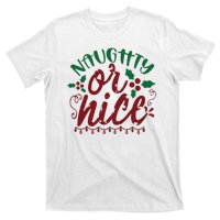 Naughty Or Nice Christmas Holiday Festive T-Shirt