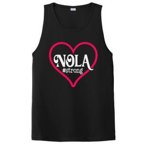 New Orleans Nola Strong Heartnew Orleans Strong PosiCharge Competitor Tank