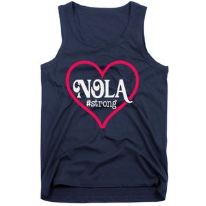 New Orleans Nola Strong Heartnew Orleans Strong Tank Top